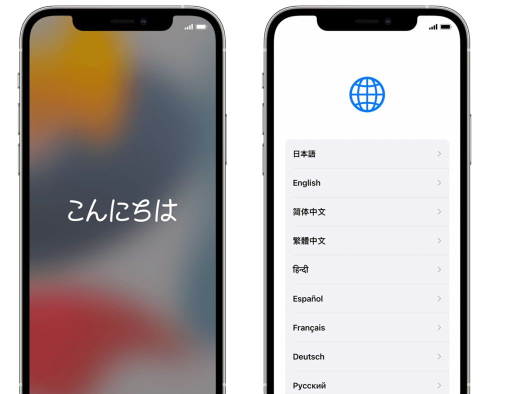 iPhone 初期設定