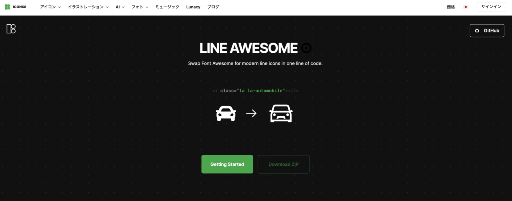 Line Awesome